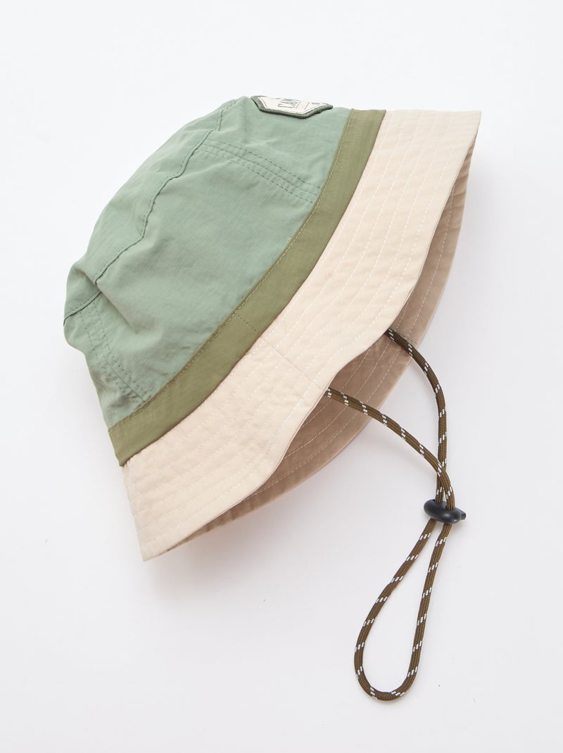 Bob bicolore stile camper Kaki - Kiabi