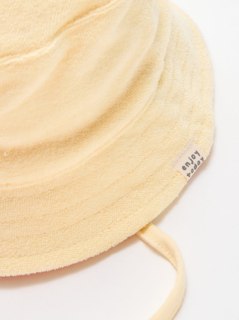 Bob en matière éponge uni Jaune - Kiabi