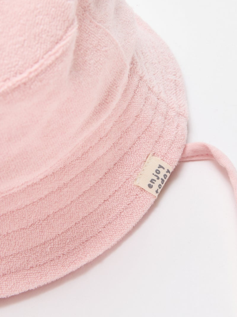 Bob en matière éponge uni Rose - Kiabi