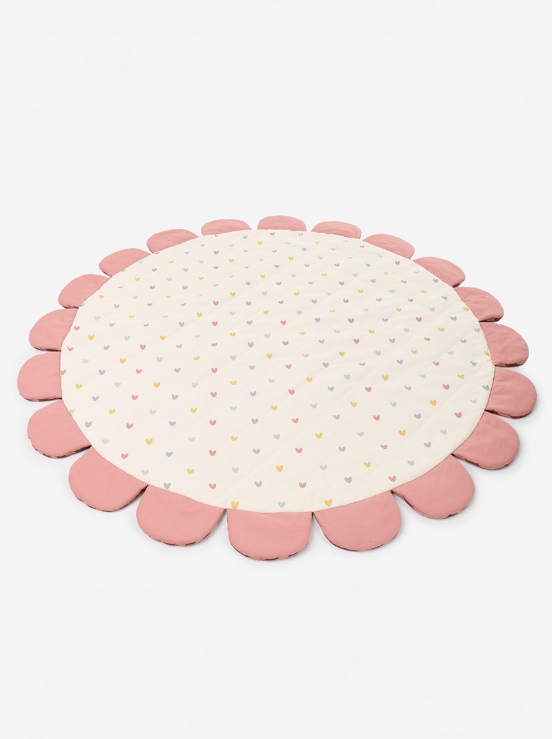 Bodenmatte in Blumenform Rosa - Kiabi
