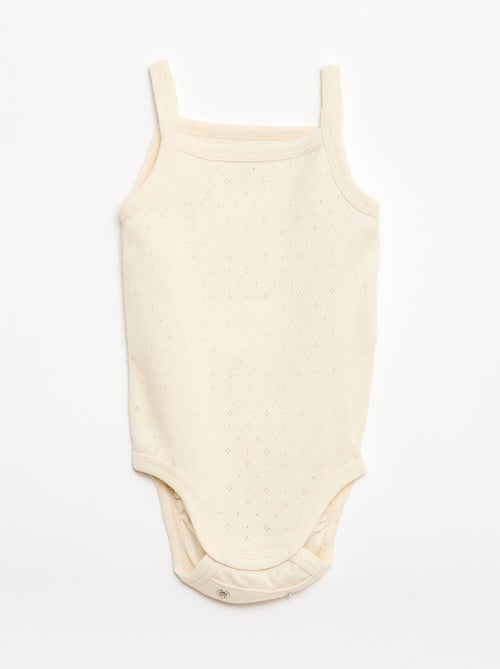 Bodies évolutifs à brettelles - lot de 3 - Kiabi