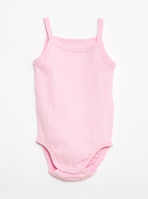 Bodies évolutifs à brettelles - lot de 3 - Kiabi