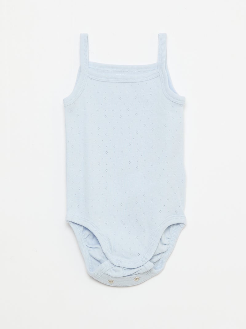 Bodies évolutifs à brettelles - lot de 3 Rose - Kiabi