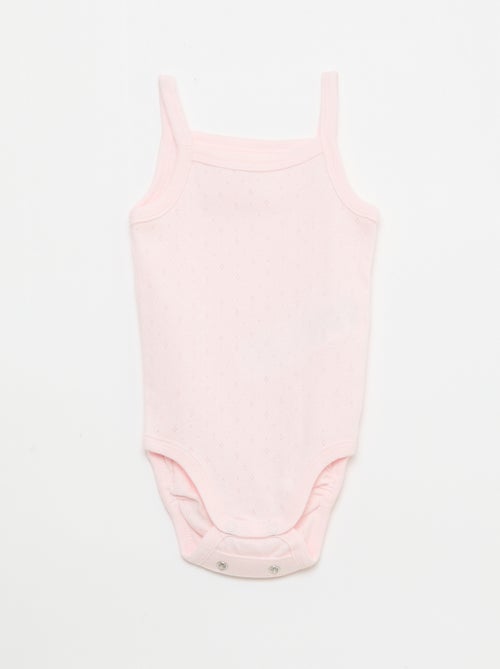 Bodies évolutifs à brettelles - lot de 3 - Kiabi