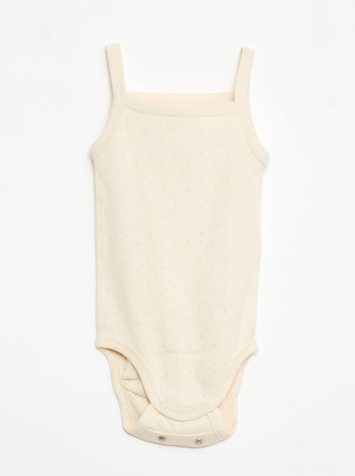 Bodies évolutifs à brettelles - lot de 3 - Kiabi