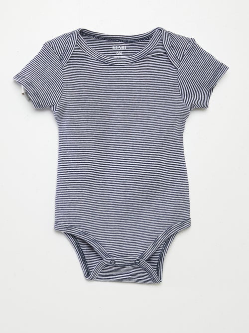 Bodies imprimés en coton - lot de 3 - Kiabi