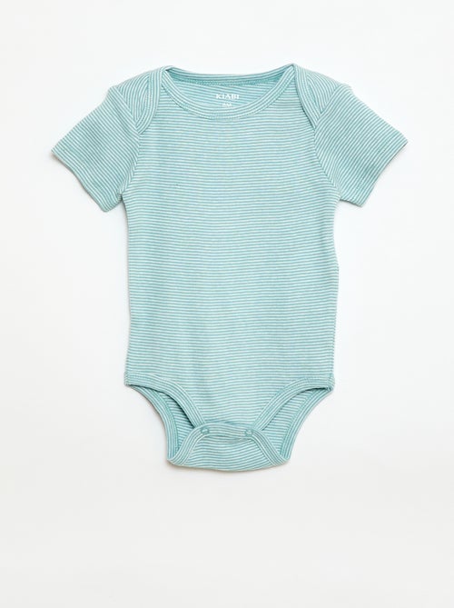 Bodies imprimés en coton - lot de 3 - Kiabi