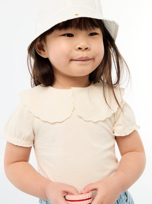 Body avec col claudine - Kiabi