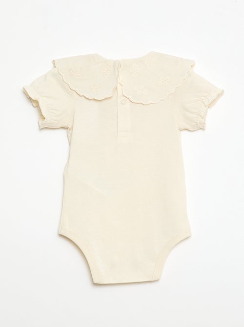 Body avec col claudine - Kiabi