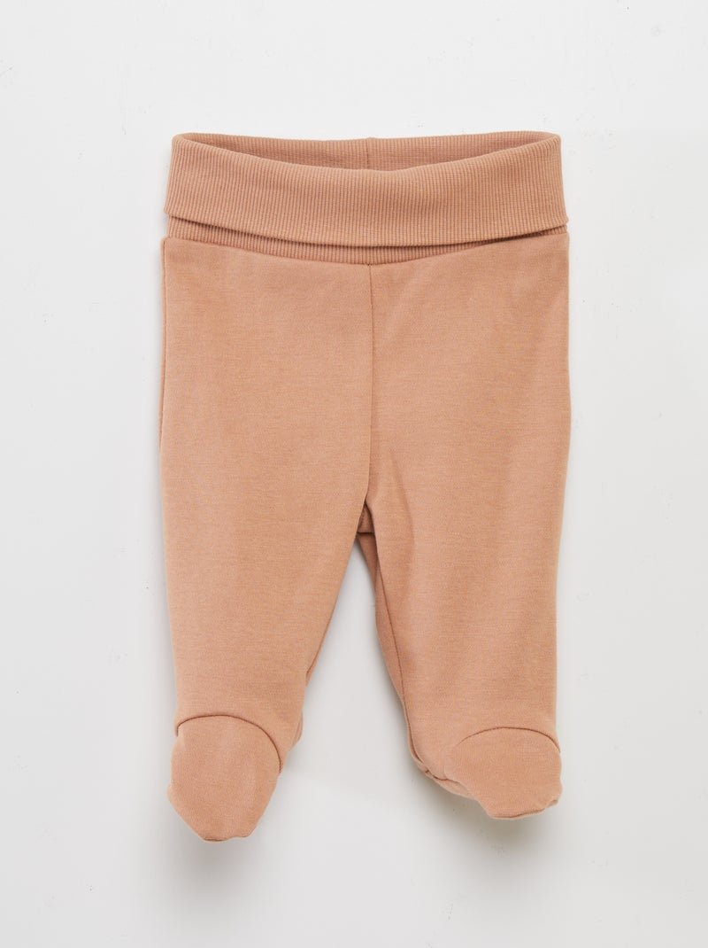 Body + bottoms with feet + beanie set WHITE - Kiabi