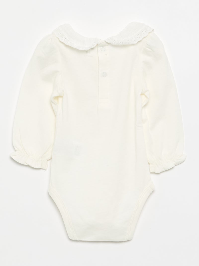Body con colletto Bianco - Kiabi