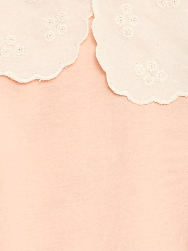 Body con colletto Claudine Rosa - Kiabi