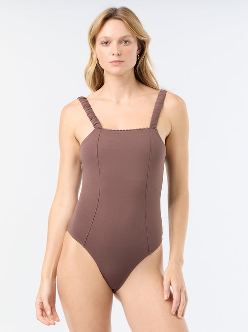 Body con spalline elasticizzate - Kiabi Body con spalline elasticizzate - Kiabi