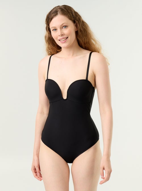 Body in microfibra con coppe integrate - Kiabi