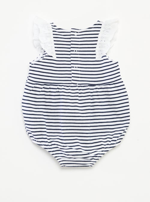 Body sans manches avec volants aux emmanchures - Kiabi