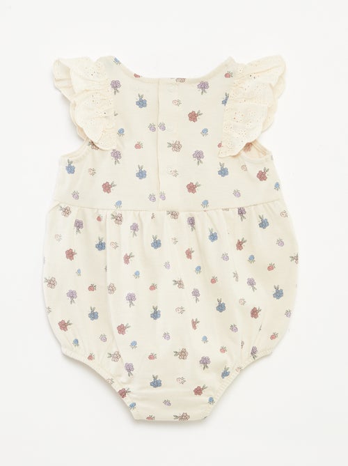 Body sans manches avec volants aux emmanchures - Kiabi