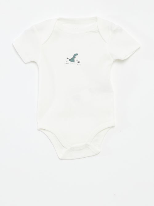 Body stampati in cotone - set da 3 - Kiabi