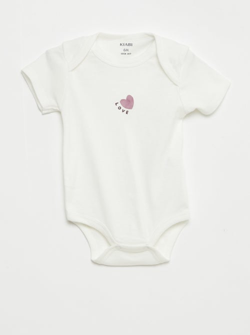Body stampati in cotone - set da 3 - Kiabi