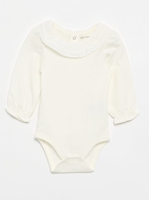 Bodysuit with Frill Collar - Kiabi