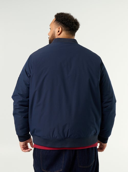 Bomber jacket with ribbed knit collar - Kiabi
