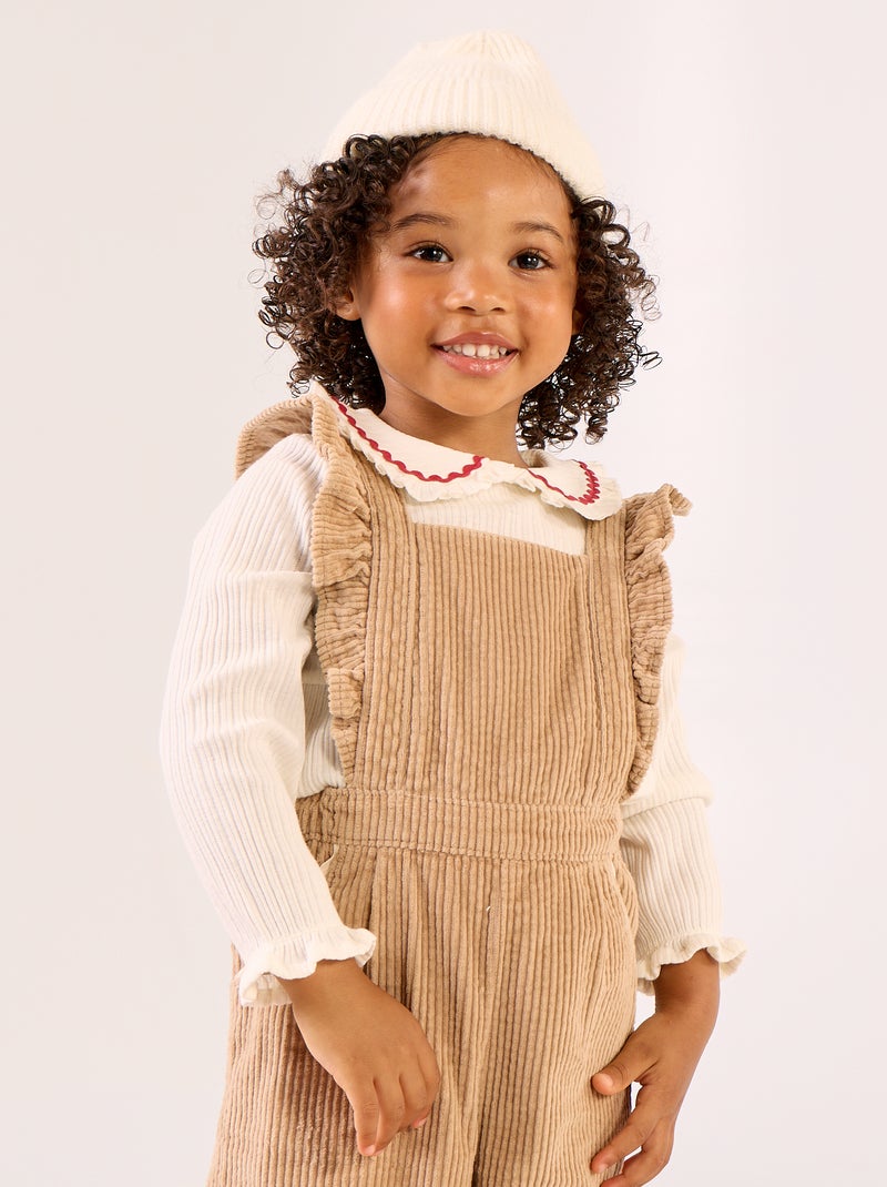 Bonnet en maille grosse jauge Beige - Kiabi
