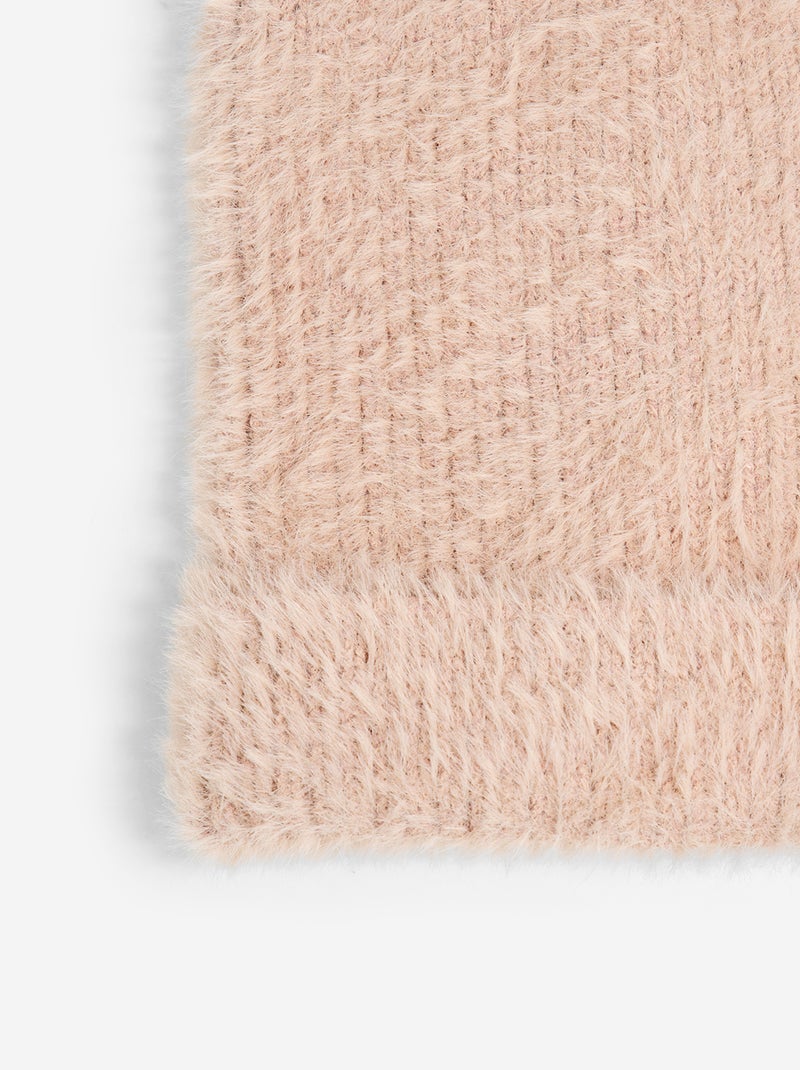 Bonnet en matière douce forme chat Rose - Kiabi