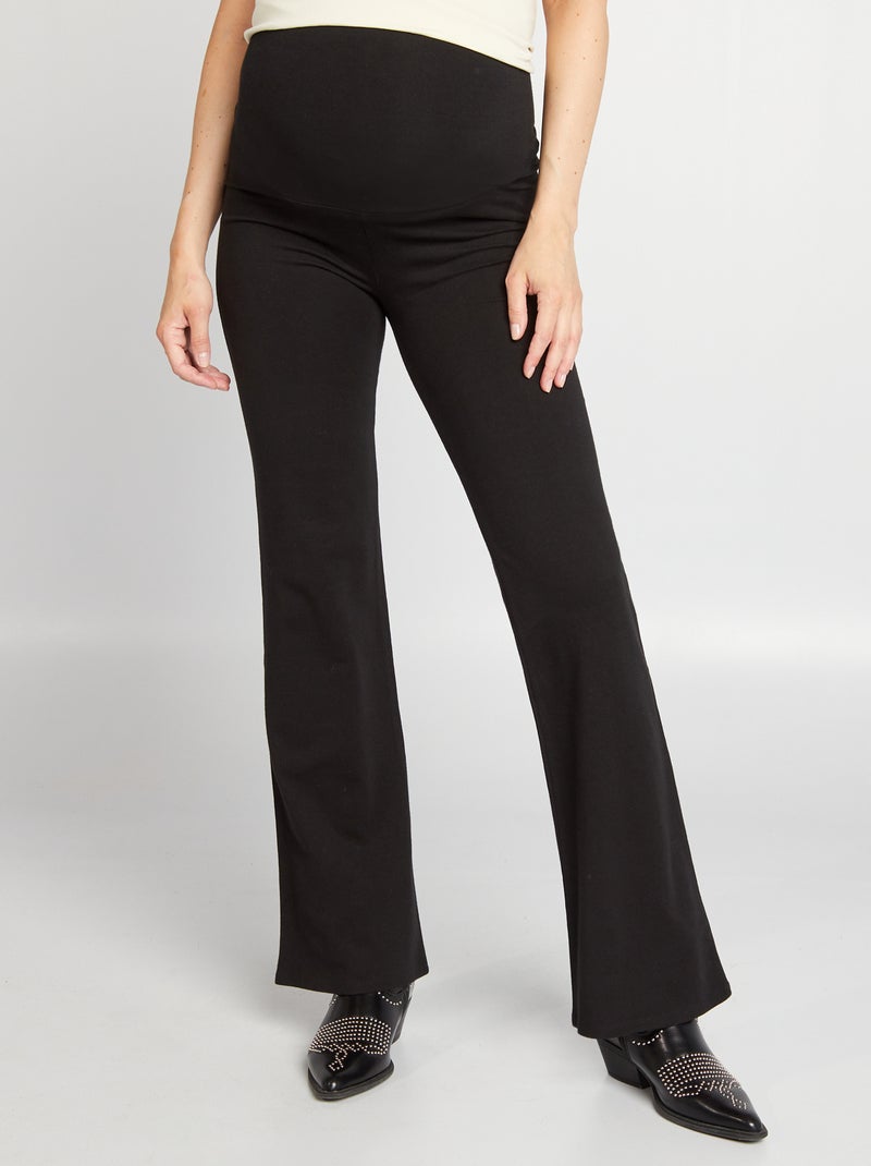 Bootcut-Umstandsleggings Schwarz - Kiabi
