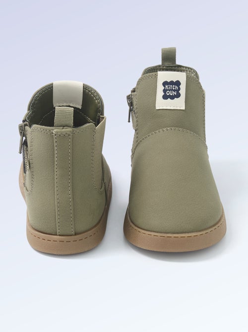 Boots en simili - Motricité 4 : pour marcher - Kitchoun - Kiabi