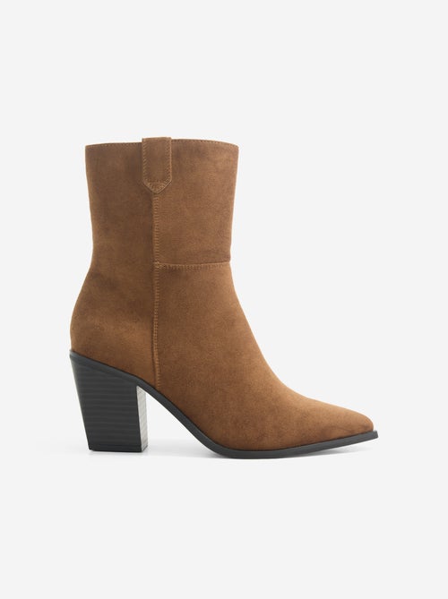 Boots style santiags à talon - Kiabi