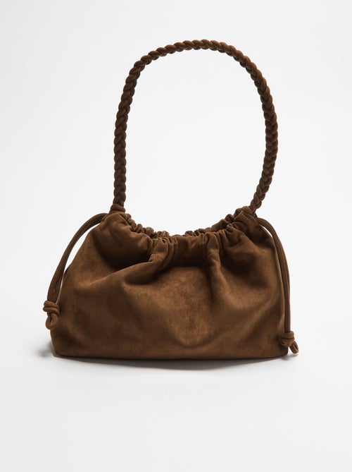 Borsa a sacchetto effetto camoscio - Kiabi Borsa a sacchetto effetto camoscio - Kiabi