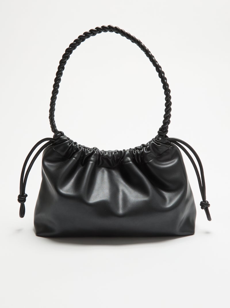 Borsa a sacchetto in similpelle Nero - Kiabi