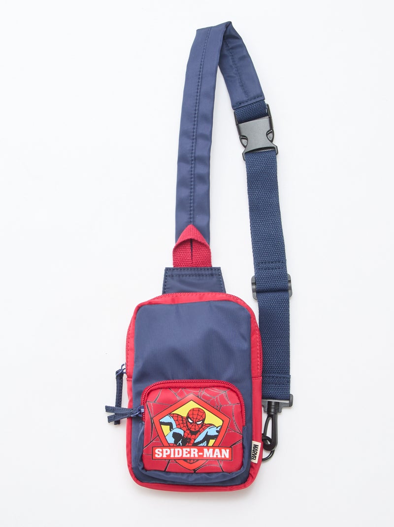 Borsa 'Marvel' 'Spider-Man' in tessuto con tracolla Nero - Kiabi