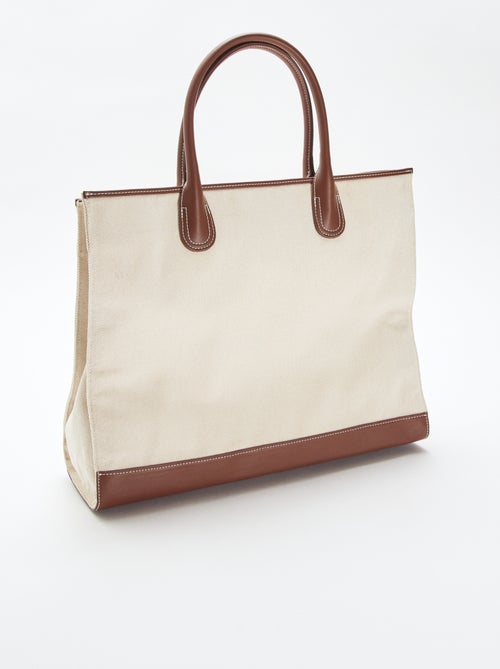 Borsa shopper in tela - Kiabi