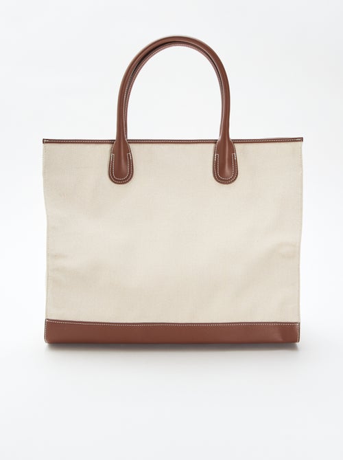 Borsa shopper in tela - Kiabi