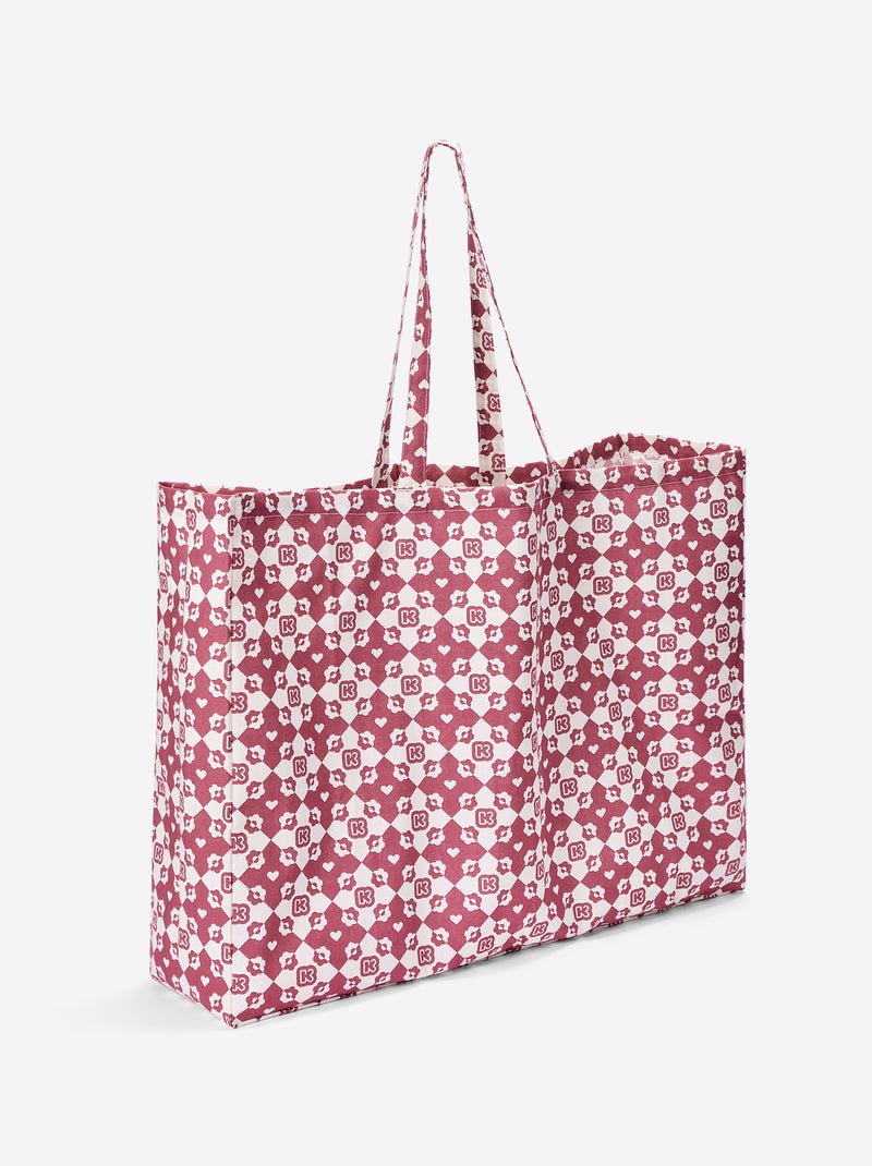 Borsa shopping tipo tote-bag formato XXL - Kiabi Rosa - Kiabi