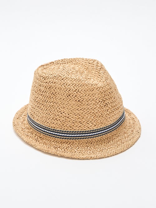 Borsalino-style straw hat - Kiabi