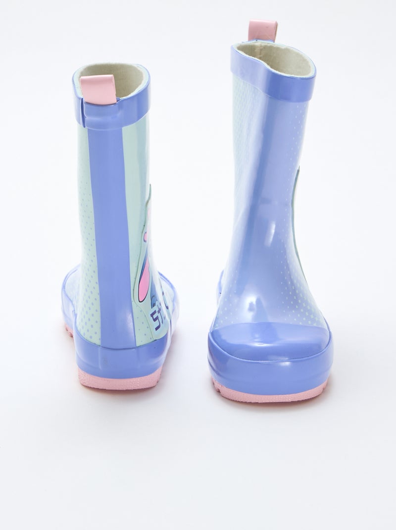 Botte en caoutchouc 'Angel' 'Stitch' 'Disney' Bleu - Kiabi