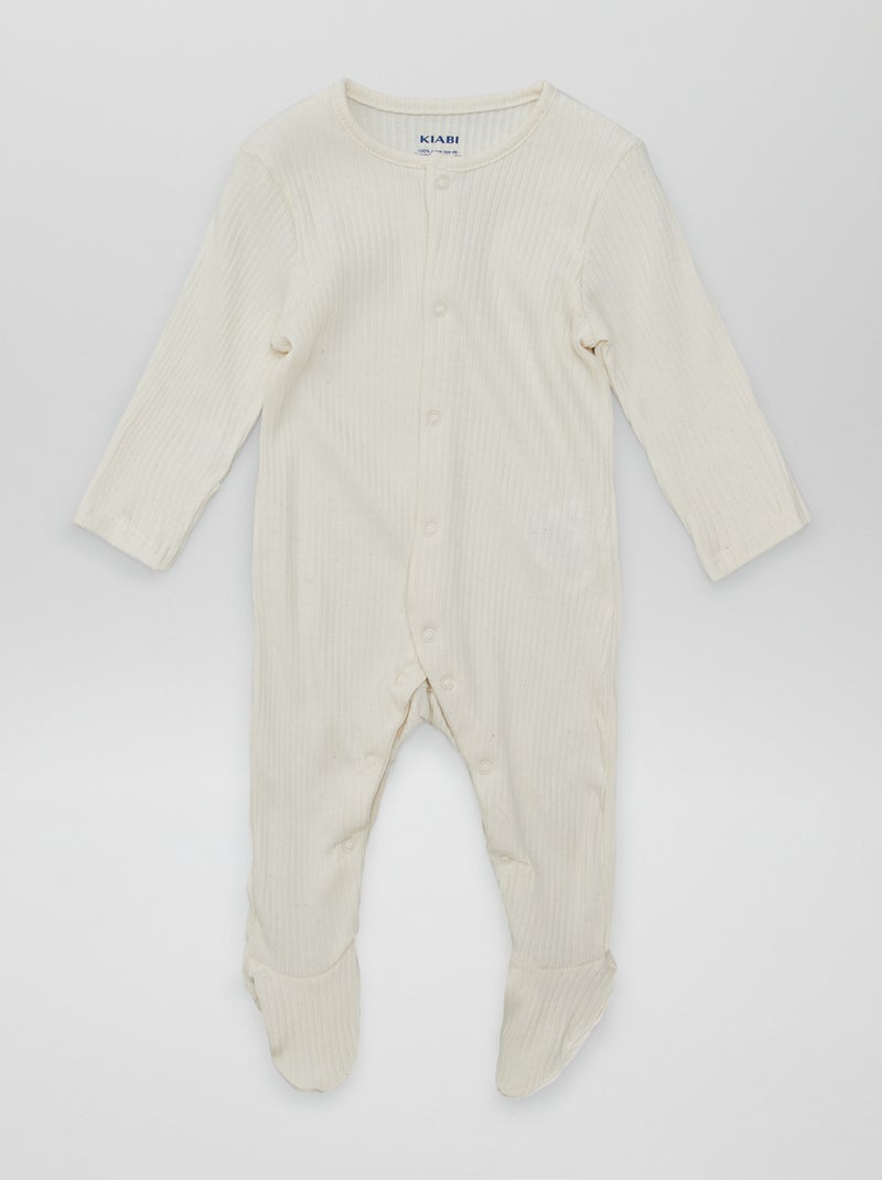 Box nascita unisex New born in the family - 6 pezzi BEIGE - Kiabi