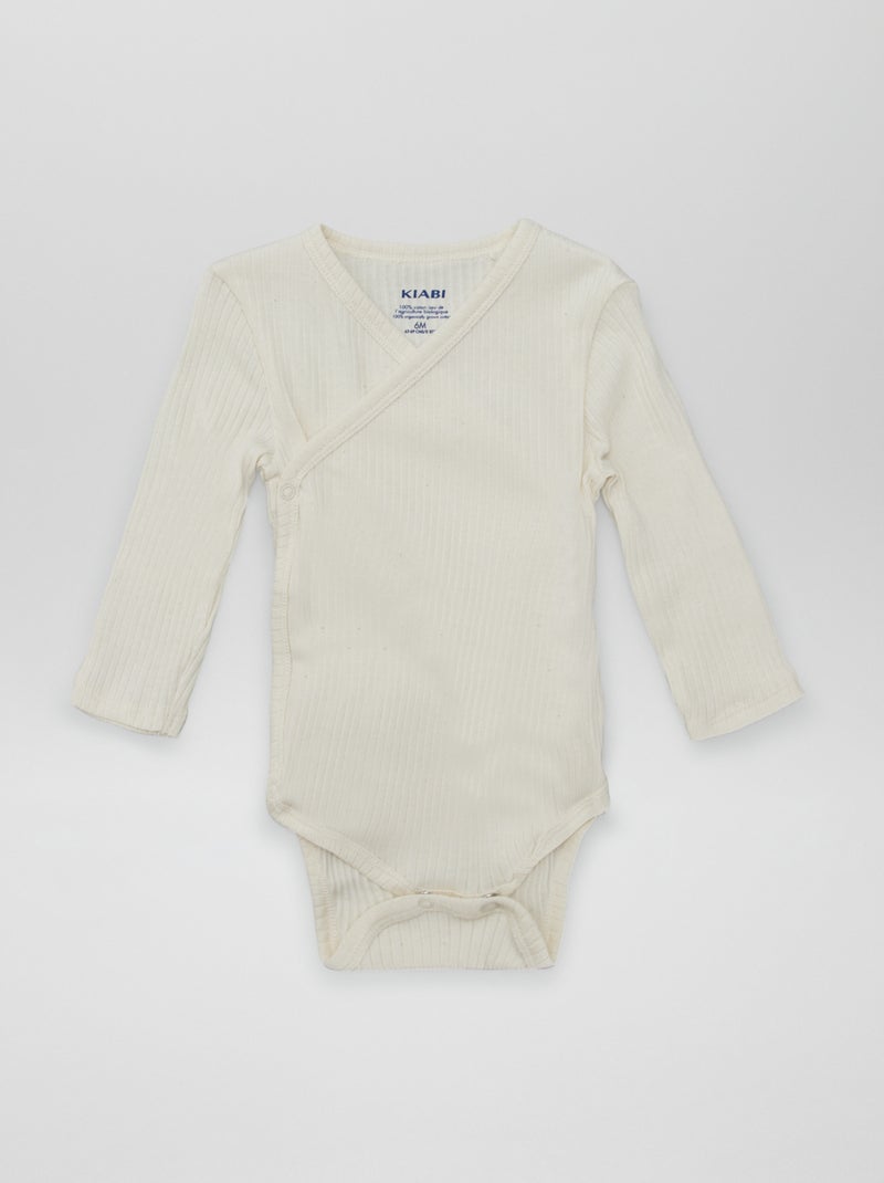 Box nascita unisex New born in the family - 6 pezzi BEIGE - Kiabi