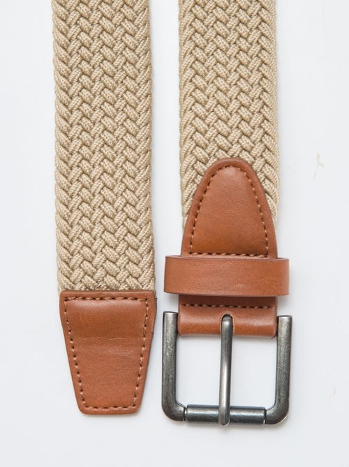 Braided elasticated belt - Kiabi