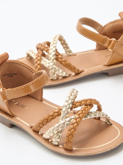 Braided Multi-Strap Sandals - Kiabi