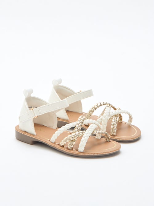 Braided Multi-Strap Sandals - Kiabi