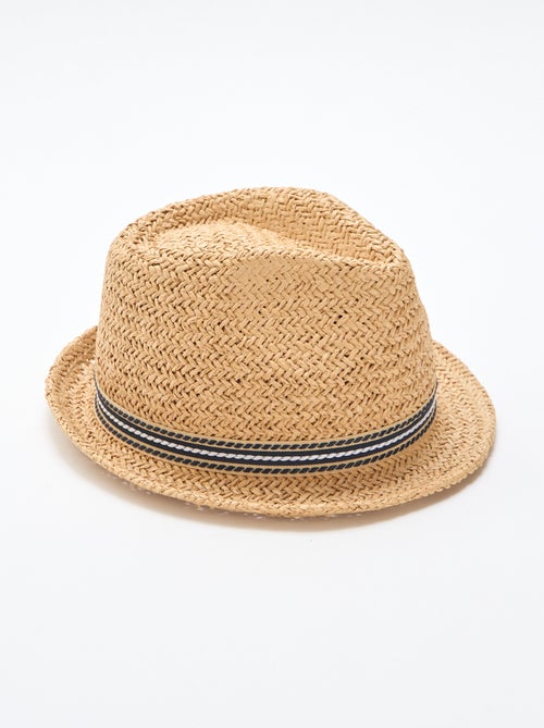 Braided Paper Straw Hat - Kiabi