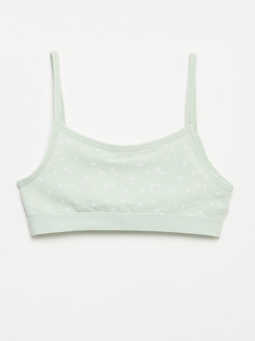 Bralettes aus Jersey mit schmalen Trägern – 2er-Pack - Kiabi