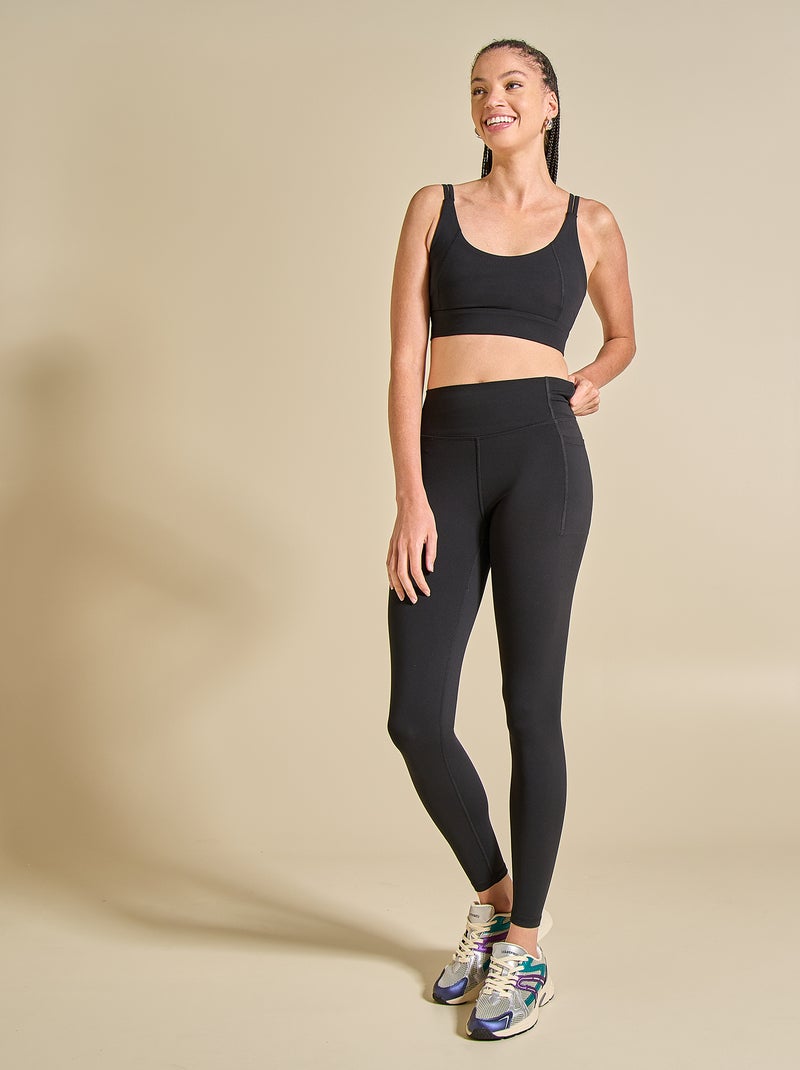 Brassière de sport fort maintien - (ekstract) Noir - Kiabi