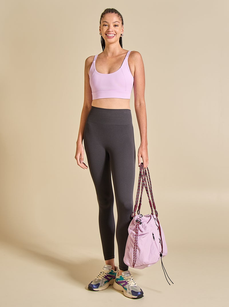Brassière de sport fort maintien - (ekstract) Violet - Kiabi
