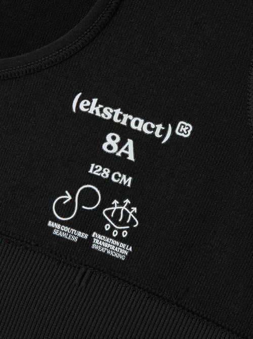 Brassière de sport maintien moyen sans couture - (ekstract) - Kiabi