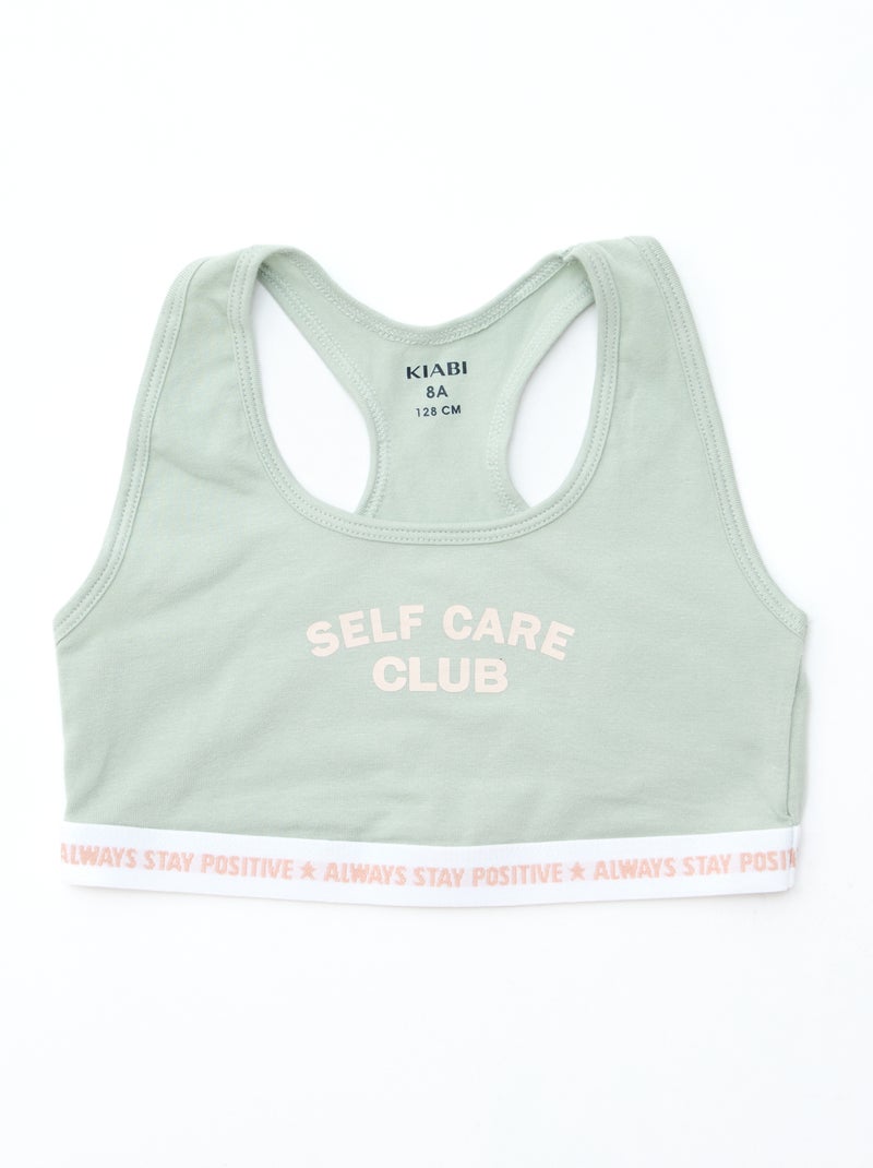 Brassière de sport Rose - Kiabi