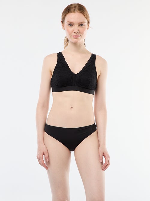 Brassière post-opératoire en dentelle - Kiabi