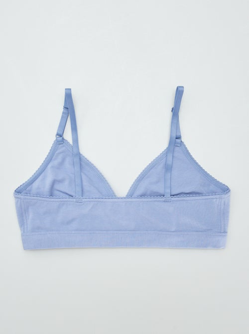 Brassière triangle sans armatures - collection facile à enfiler - Kiabi Brassière triangle sans armatures - collection facile à enfiler - Kiabi